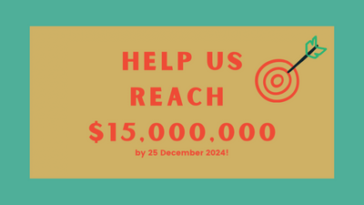 Help us reach $15,000,000 by Christmas 2024!